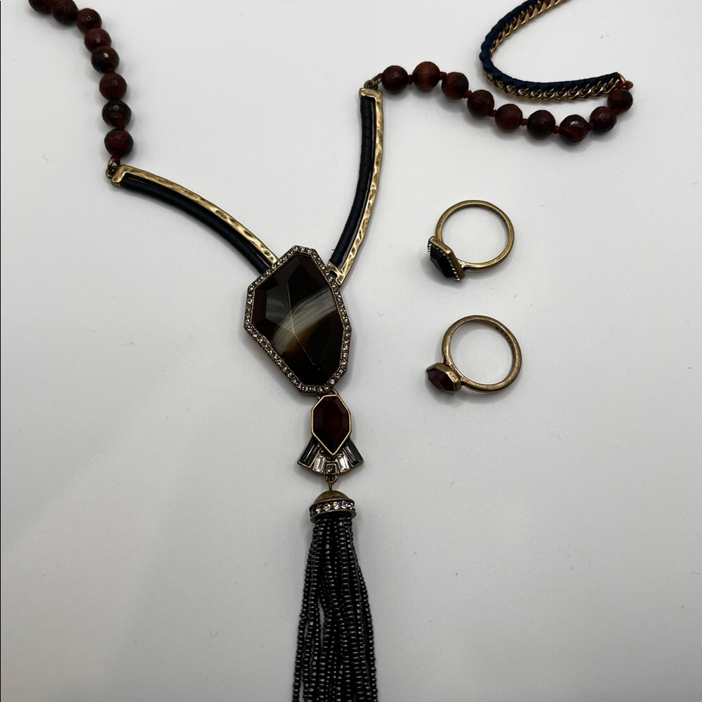 Bundle! Necklace, Two Rings